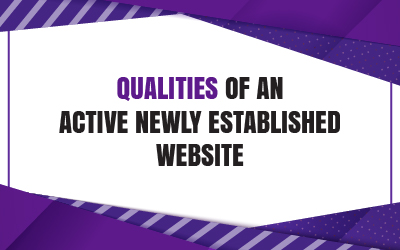 Qualities of an Active Newly Established Website