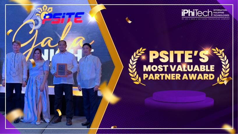 iPhiTech Representatives receives the Most Valuable Partner Award from PSITE