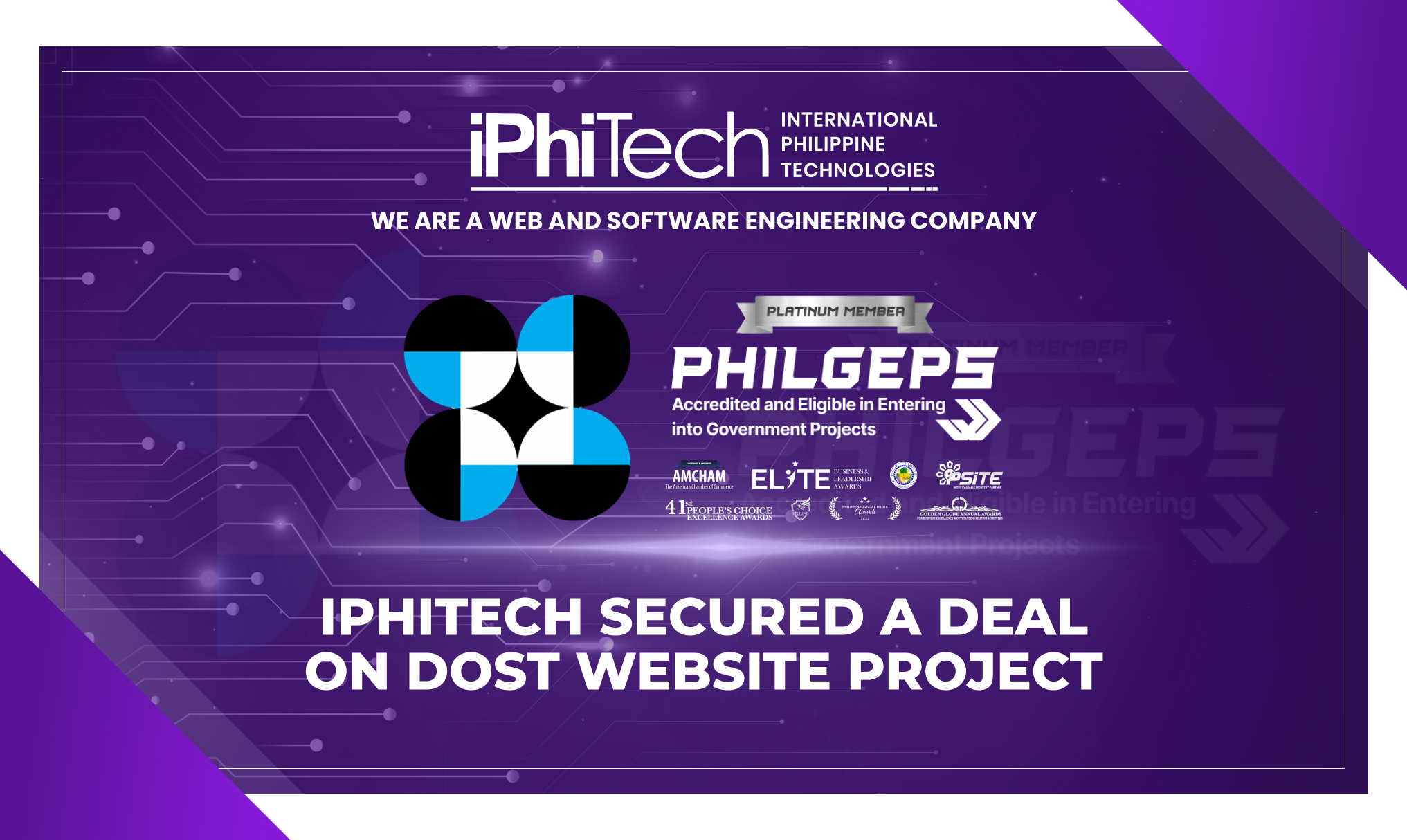 iPhiTech secured a deal on DOST Website Project