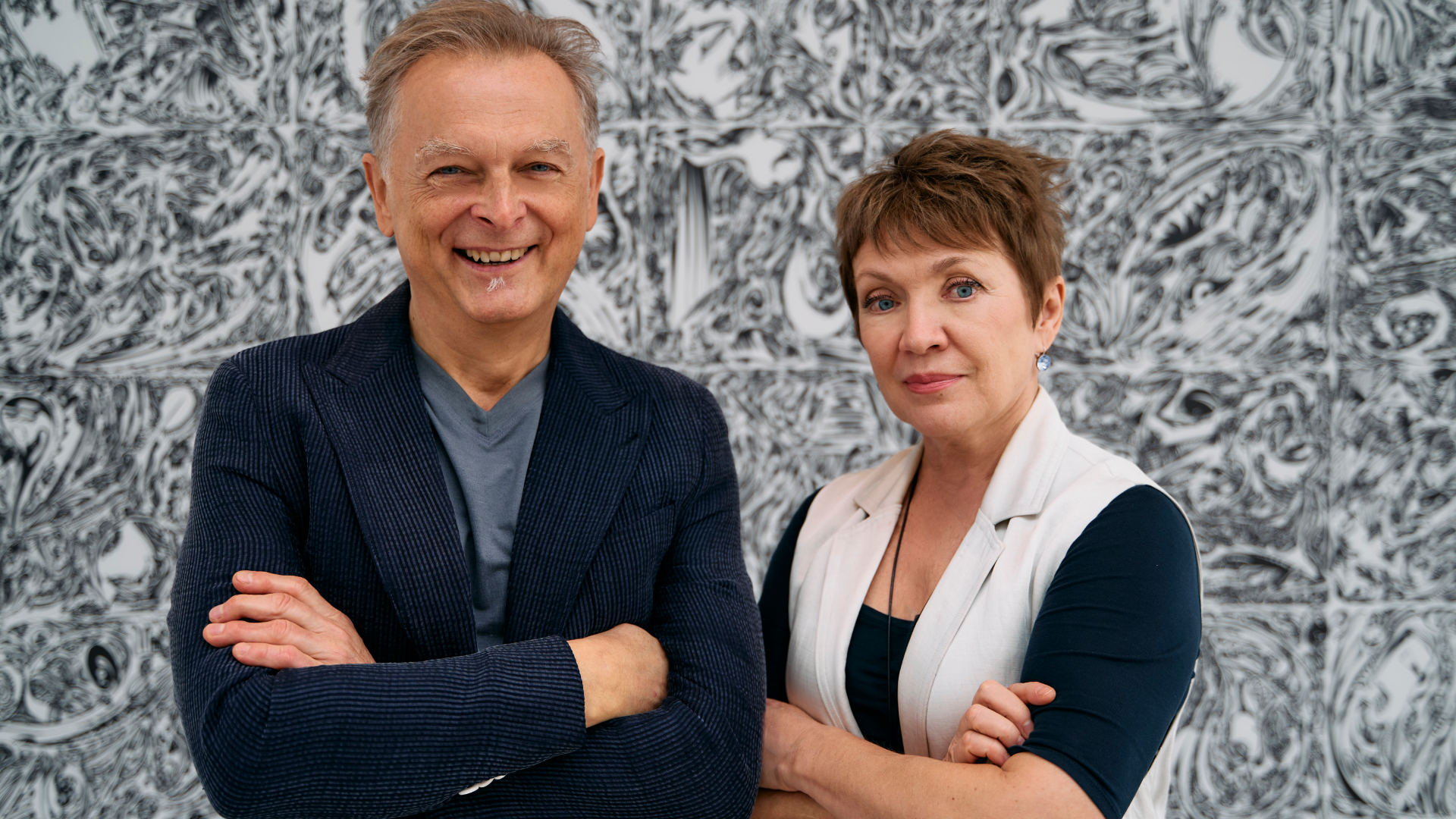 Dynamic couple Richard and Tatiana Zalan showcase Vernissage, a digital art exhibition